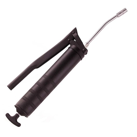 Lincoln Industrial Standard Lever-Action Grease Gun, Black, 14 Oz. Cartridge 16 Oz. Bulk, 21-1/4 In. Length G100